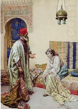 Arab or Arabic people and life. Orientalism oil paintings 573, unknow artist